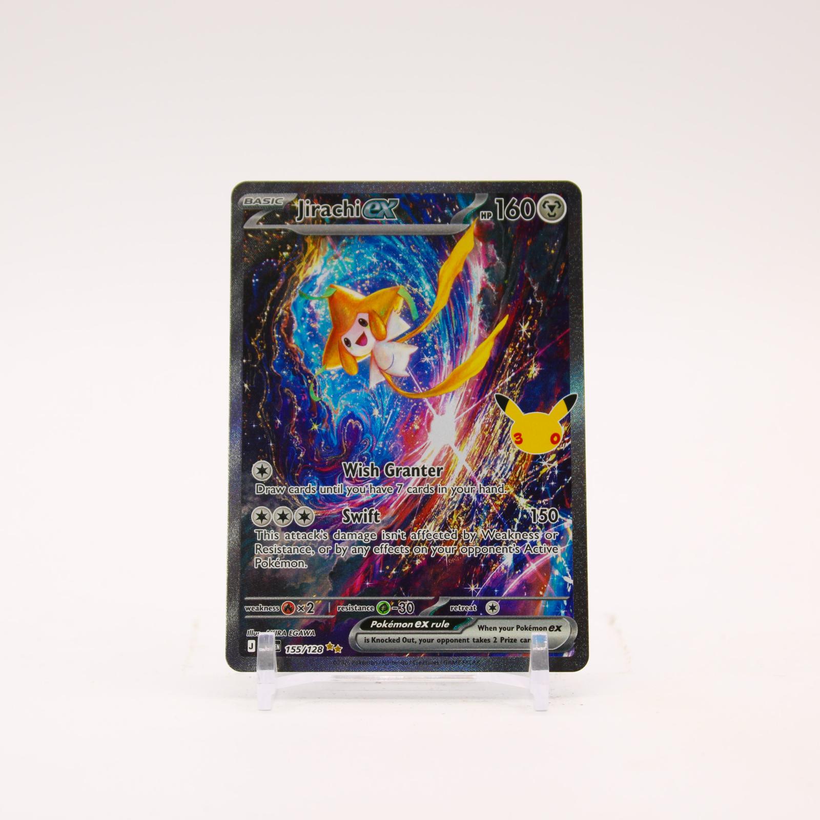 Jirachi ex - 155/128 30th Celebration Special Illustration Pokemon - NM/MINT