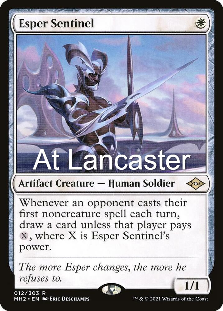 Esper Sentinel - 12 Modern Horizons 2 Rare Magic: The Gathering - NM (Lanc)
