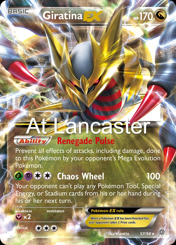 Giratina EX - 57/98 Ancient Origins Ultra Rare Pokemon - NM (Lanc)