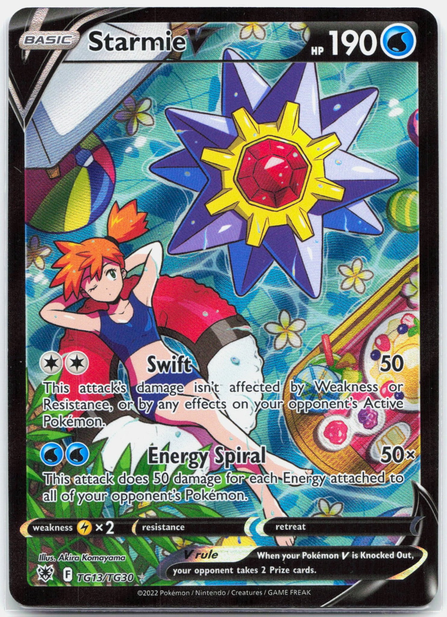 Starmie V - TG13/TG30 Astral Radiance Trainer Gallery Pokemon - MP