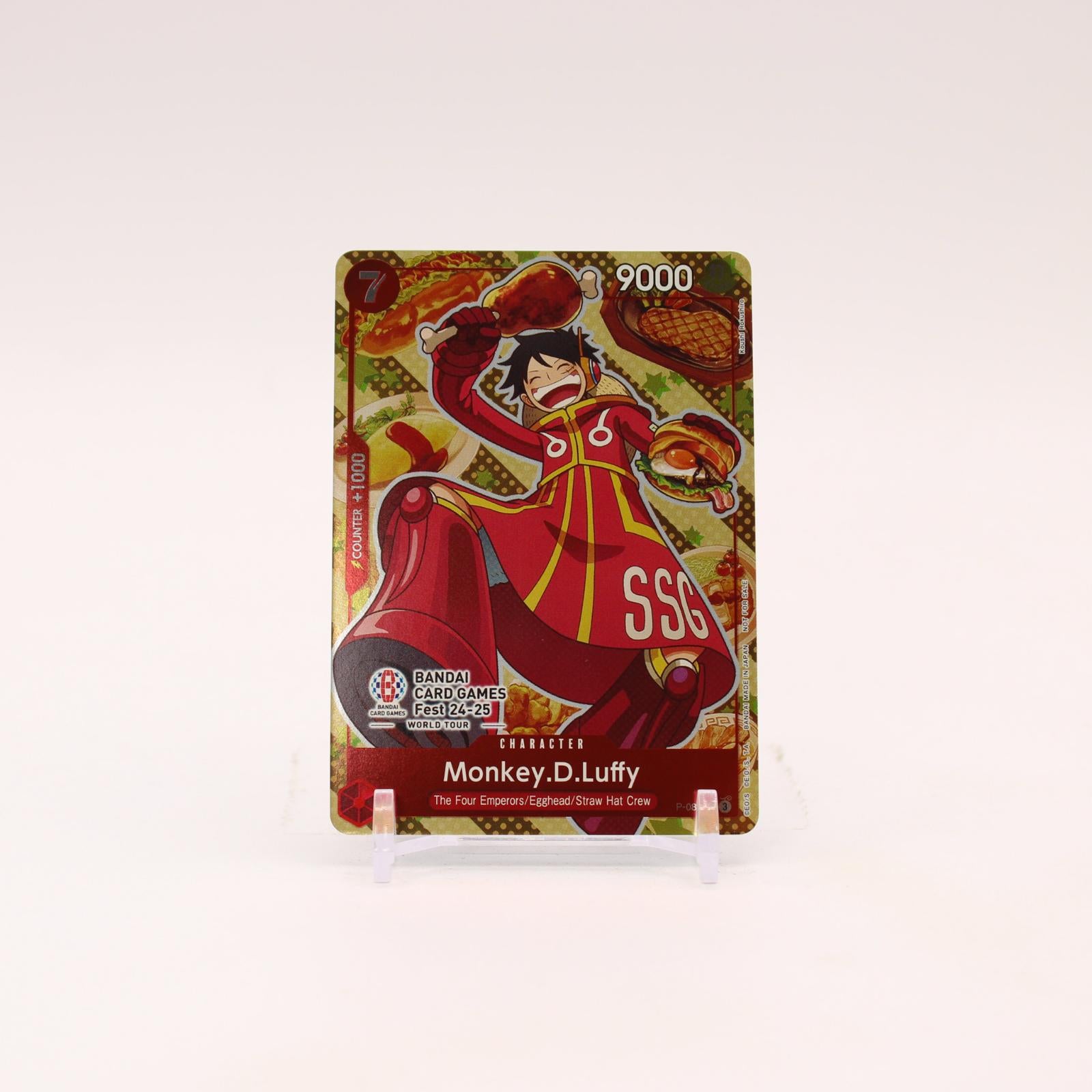 Monkey.D.Luffy - P-080 Bandai Card Games Fest 24-25 Promo One Piece - NM