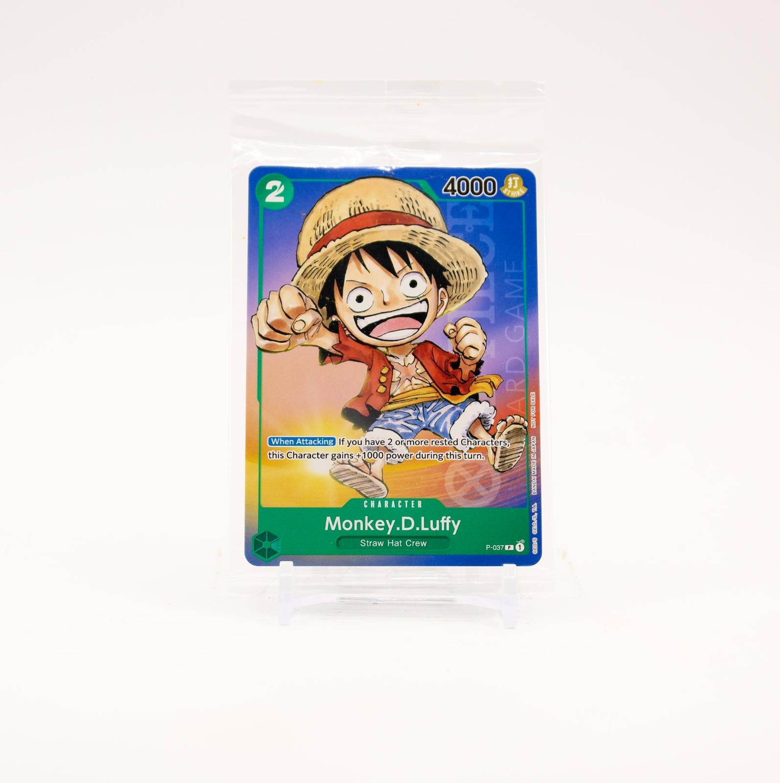 Monkey.D.Luffy - SEALED P-037 Anime Expo 2023 Promo One Piece - NM/MINT