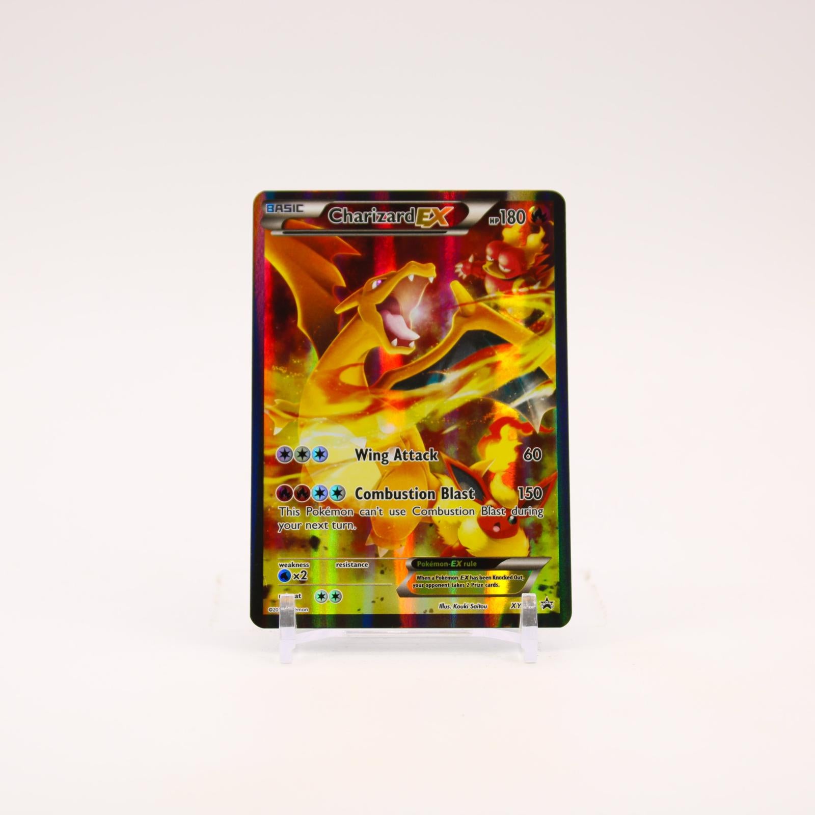 Charizard EX - XY121 Black Star Full Art Promo Pokemon - NM/LP