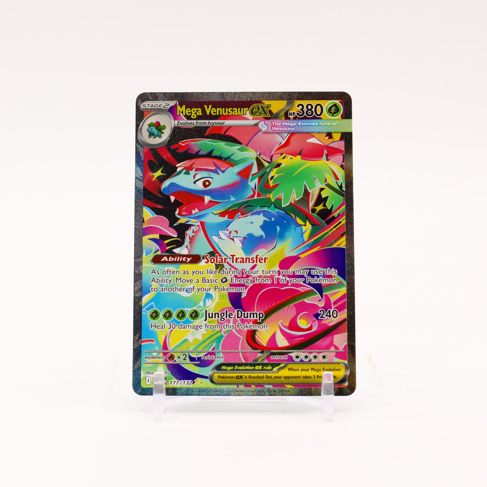 Mega Venusaur ex - 177/132 Mega Evolution Special Illustration Pokemon - NM/MINT