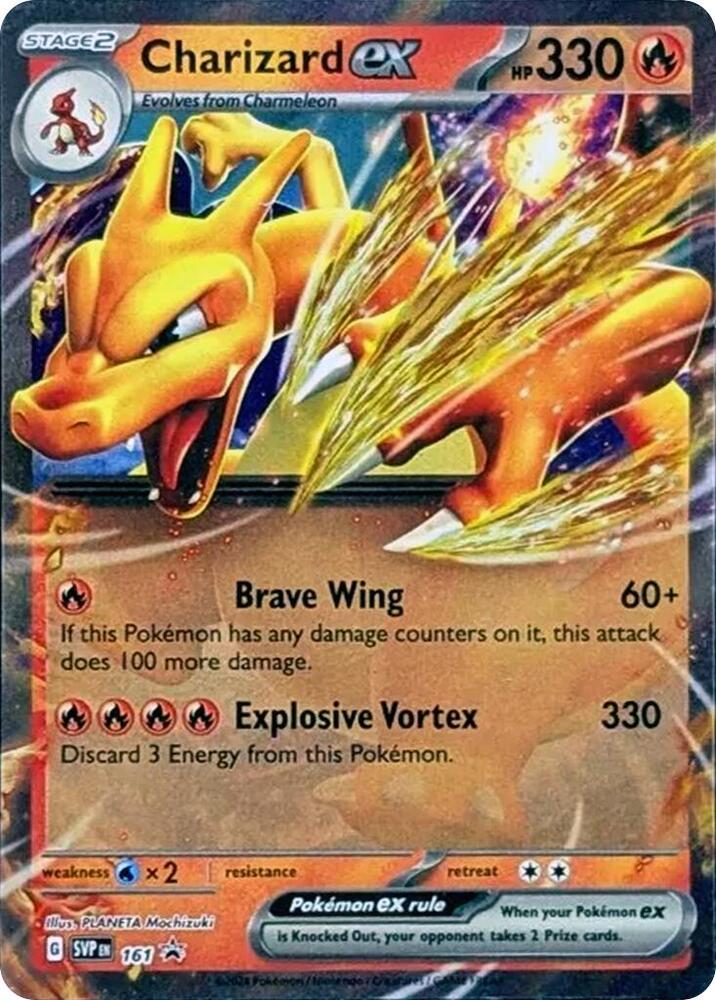 Charizard ex - SVP161 Black Star Promo Pokemon - NM/MINT