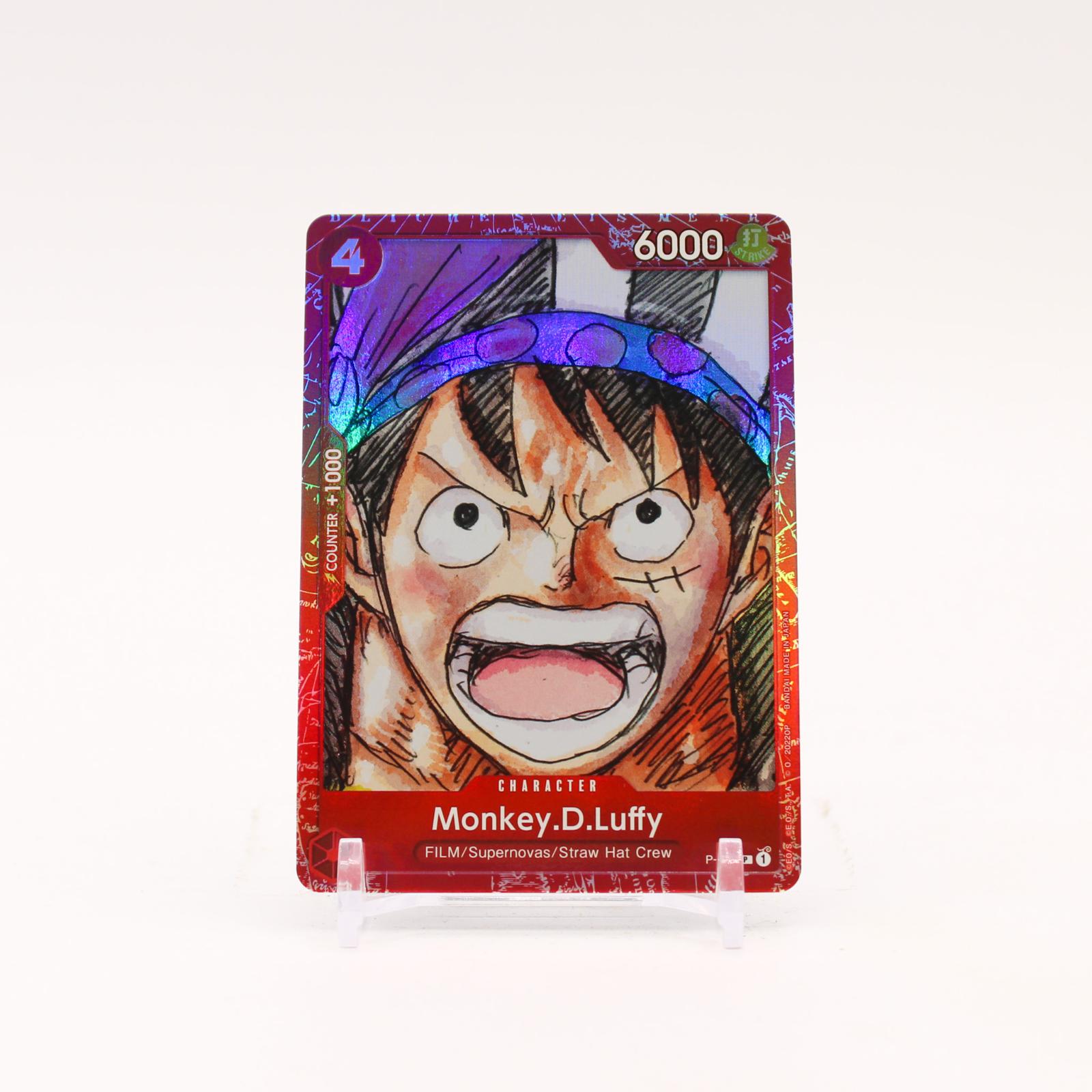 Monkey.D.Luffy - P-022 Premium Card Collection Foil Promo One Piece - NM/MINT