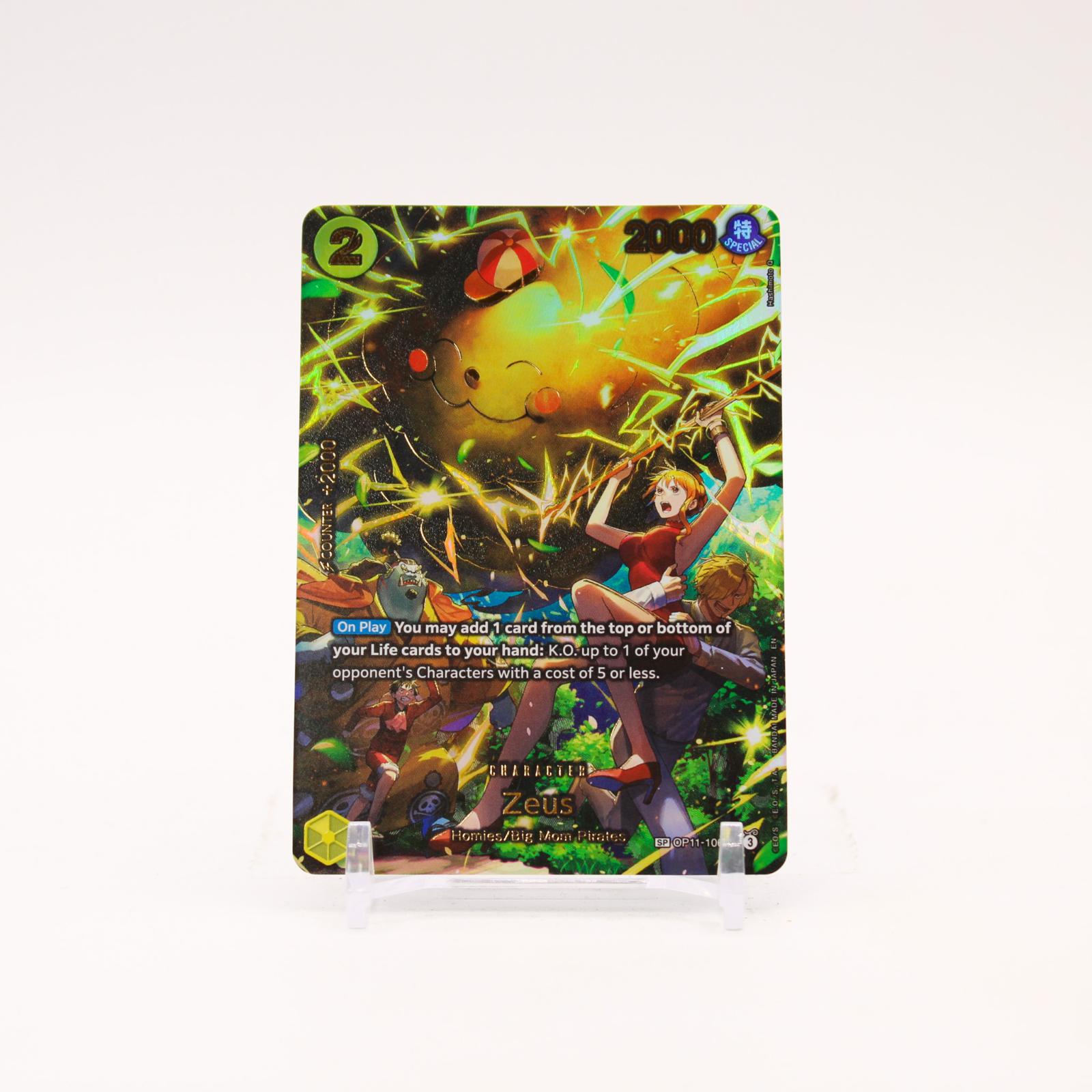 Zeus SP - OP11-106 Adventure on Kami's Island Foil R One Piece - NM/MINT