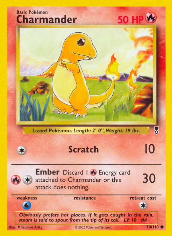 Charmander - 70/110 Legendary Collection Common Pokemon - NM