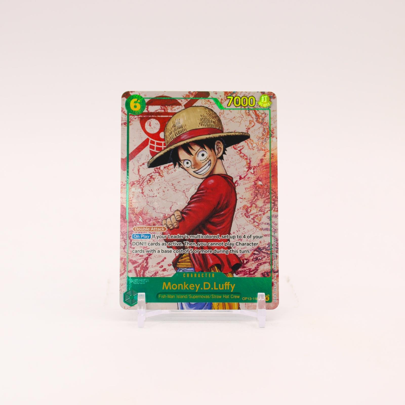 Monkey.D.Luffy Parallel - OP13-118 Carrying On His Will SEC One Piece - NM