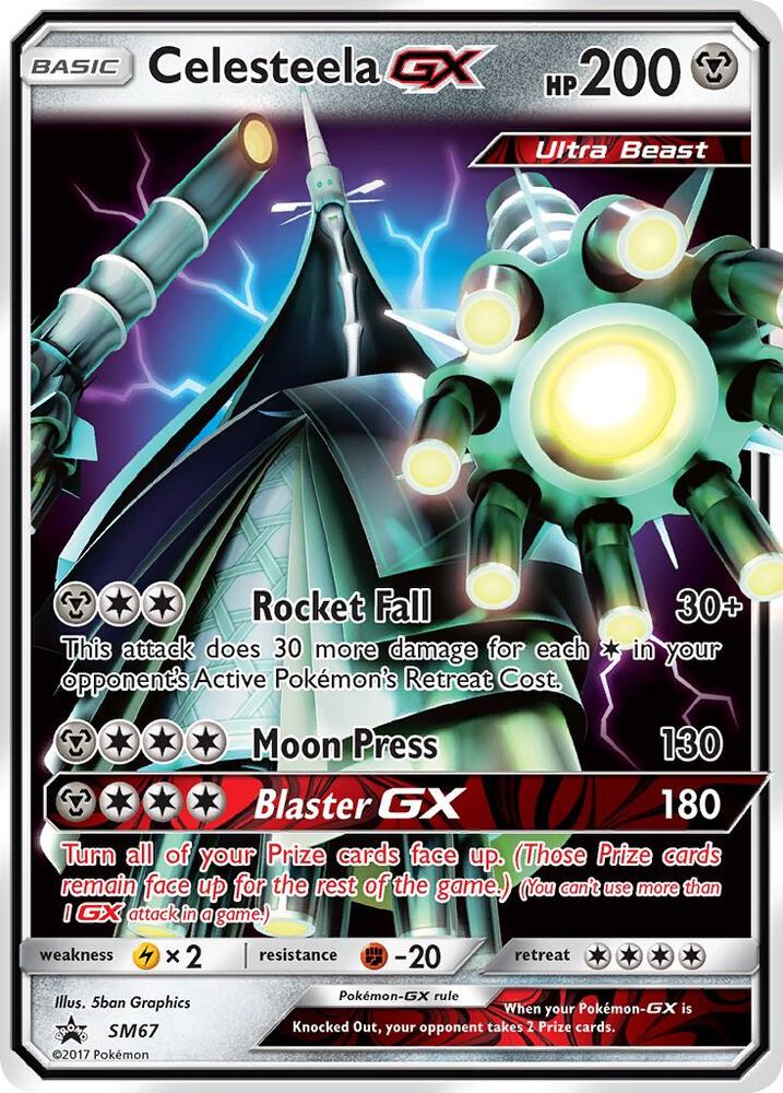 Celesteela GX - SM67 Black Star Promo Pokemon - NM/MINT