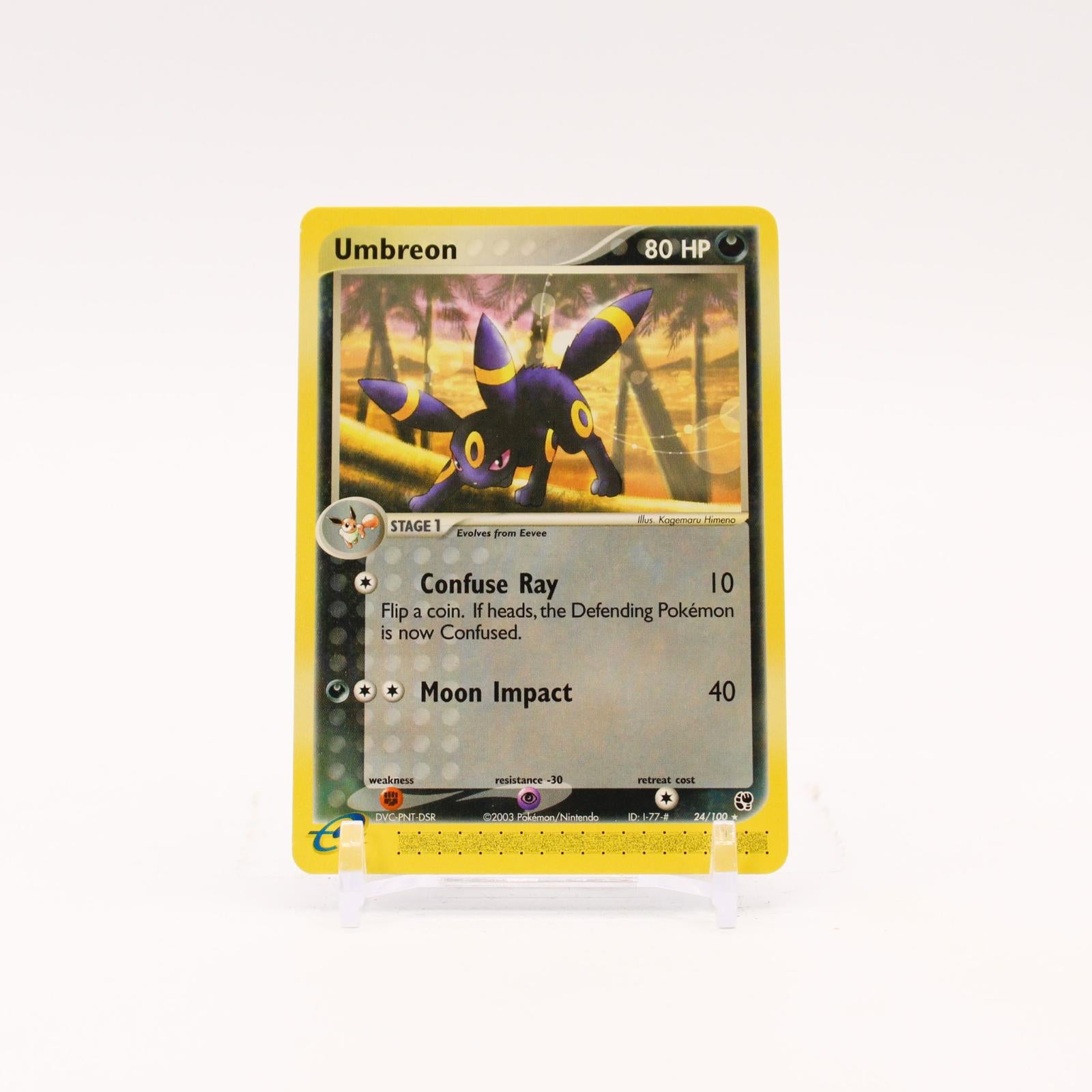 Umbreon - 24/100 Sandstorm Rare Pokemon - NM/LP