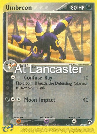 Umbreon - 24/100 Sandstorm Rare Pokemon - LP/MP (Lanc)