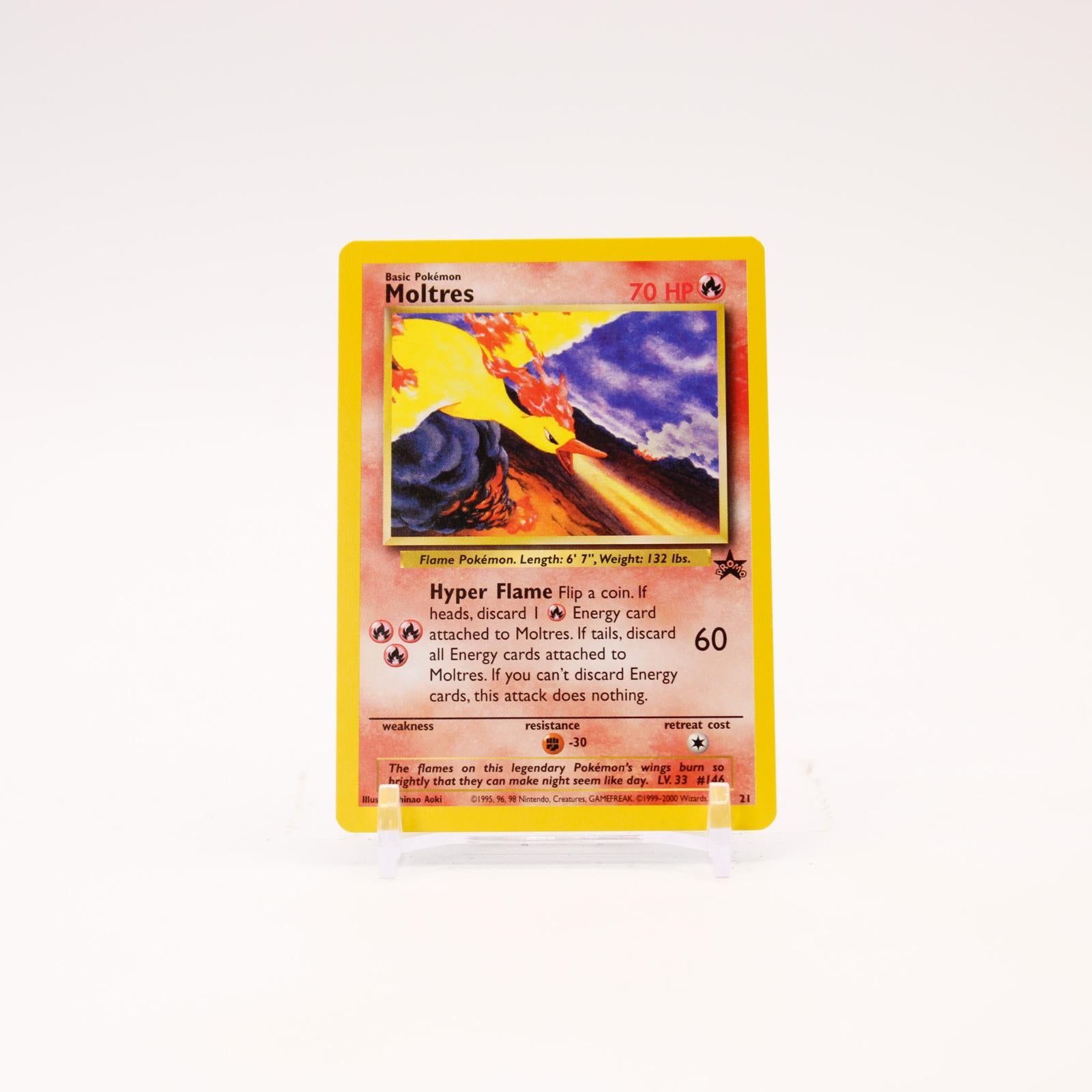 Moltres - 21 Wizards Black Star Promo Pokemon - NM