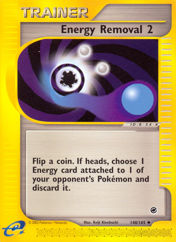 Energy Removal 2 - 140/165 Expedition Base Set Uncommon Pokemon - NM