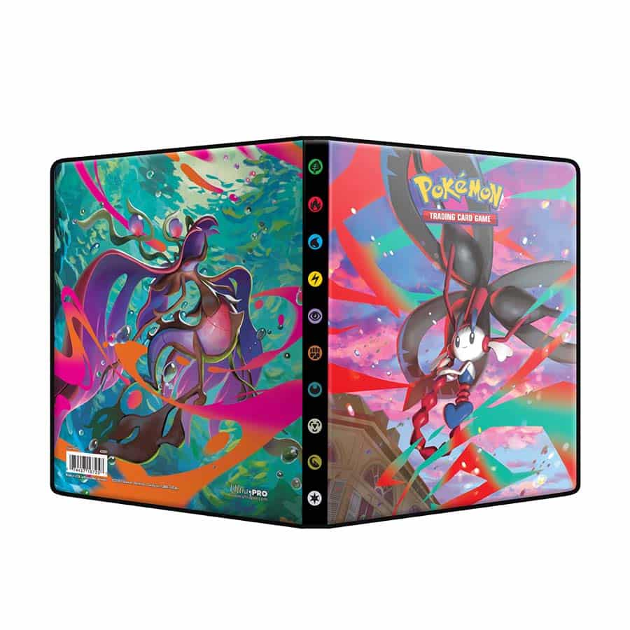 Pokemon Ultra Pro 4 Pocket Portfolio Binder - Mega Evolution: Chaos Rising - Mega Floette & Dragalge