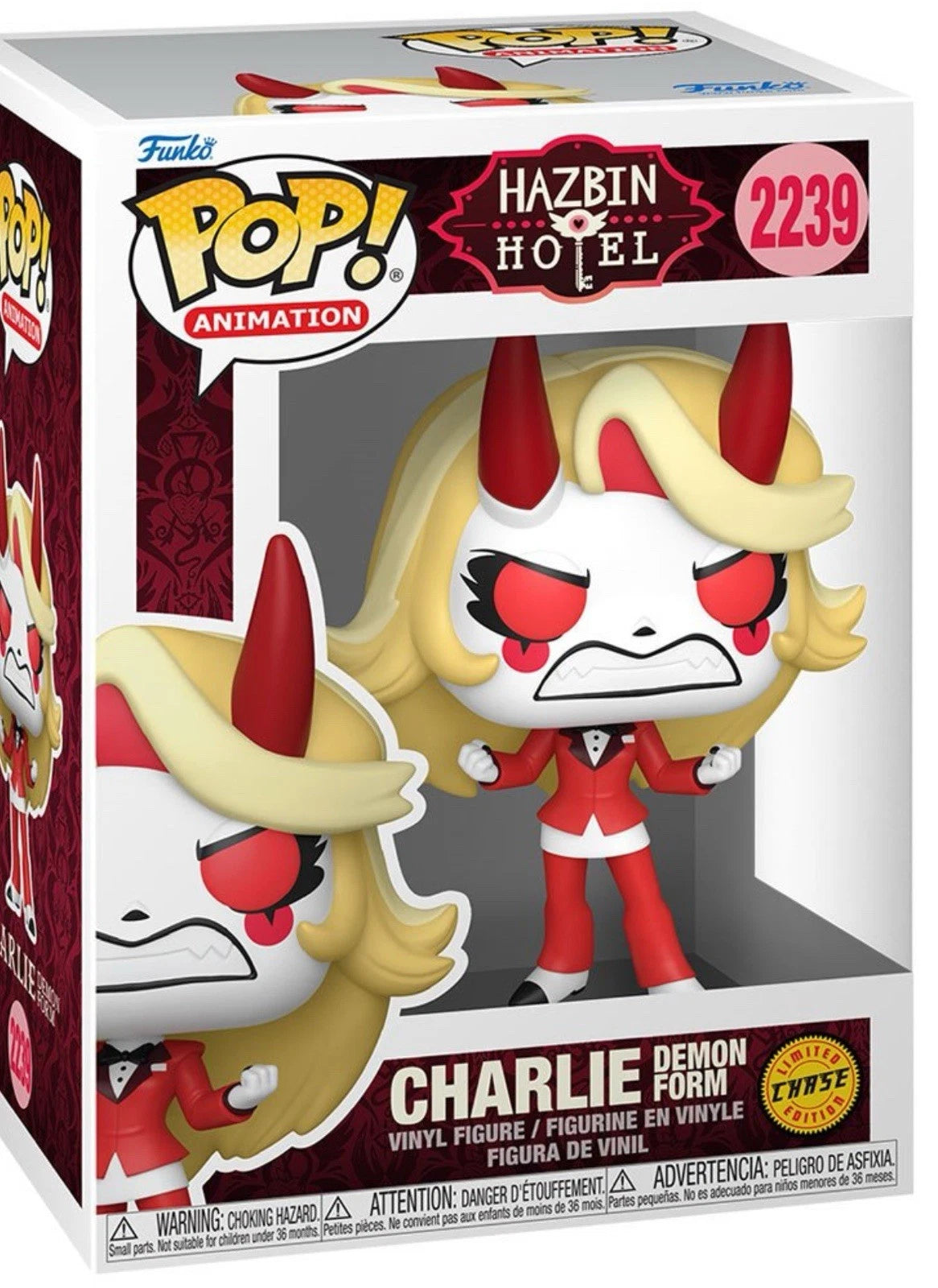 Funko Pop - Hazbin Hotel Vinyl Figure - Charlie Demon Form 2239 Chase