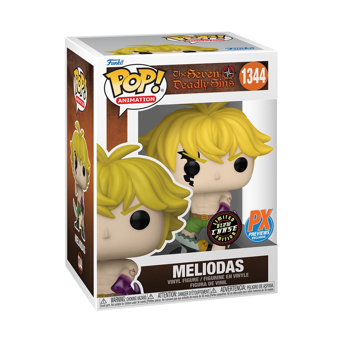 Funko Pop - Seven Deadly Sins Vinyl Figure - Meliodas 1344 CHASE