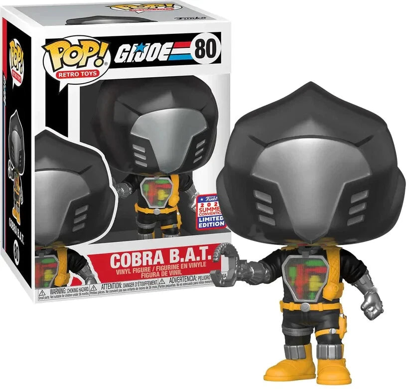 Funko Pop - G.I.JOE Vinyl Figure - Cobra B.A.T. 80 2021 Summer Convention