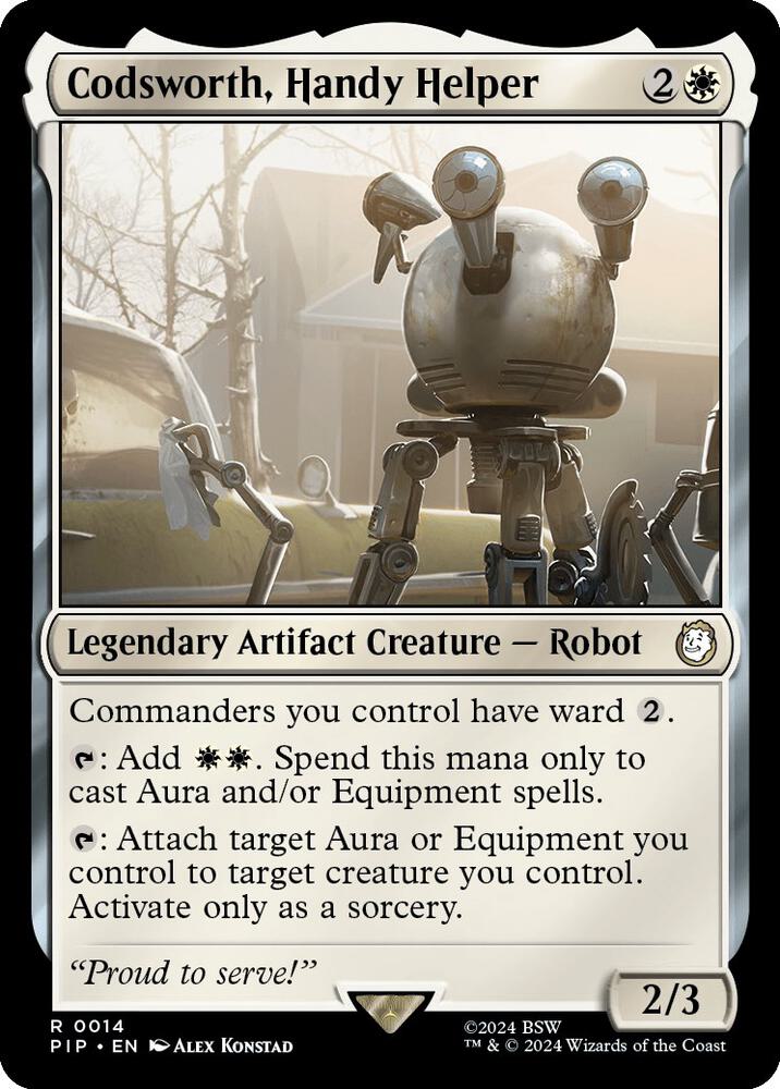Codsworth, Handy Helper - 14 Universes Beyond: Fallout Magic - NM/MINT