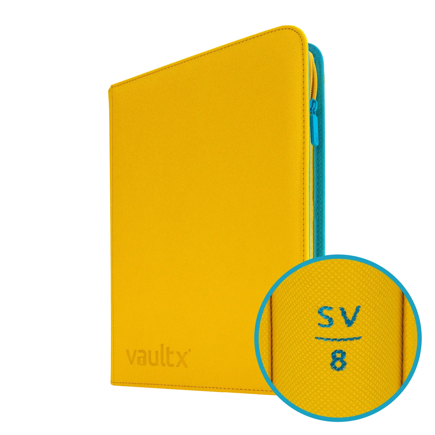 VaultX Zip Binder - Exo-Tec 9 Pocket - SV8 Yellow Surging Sparks
