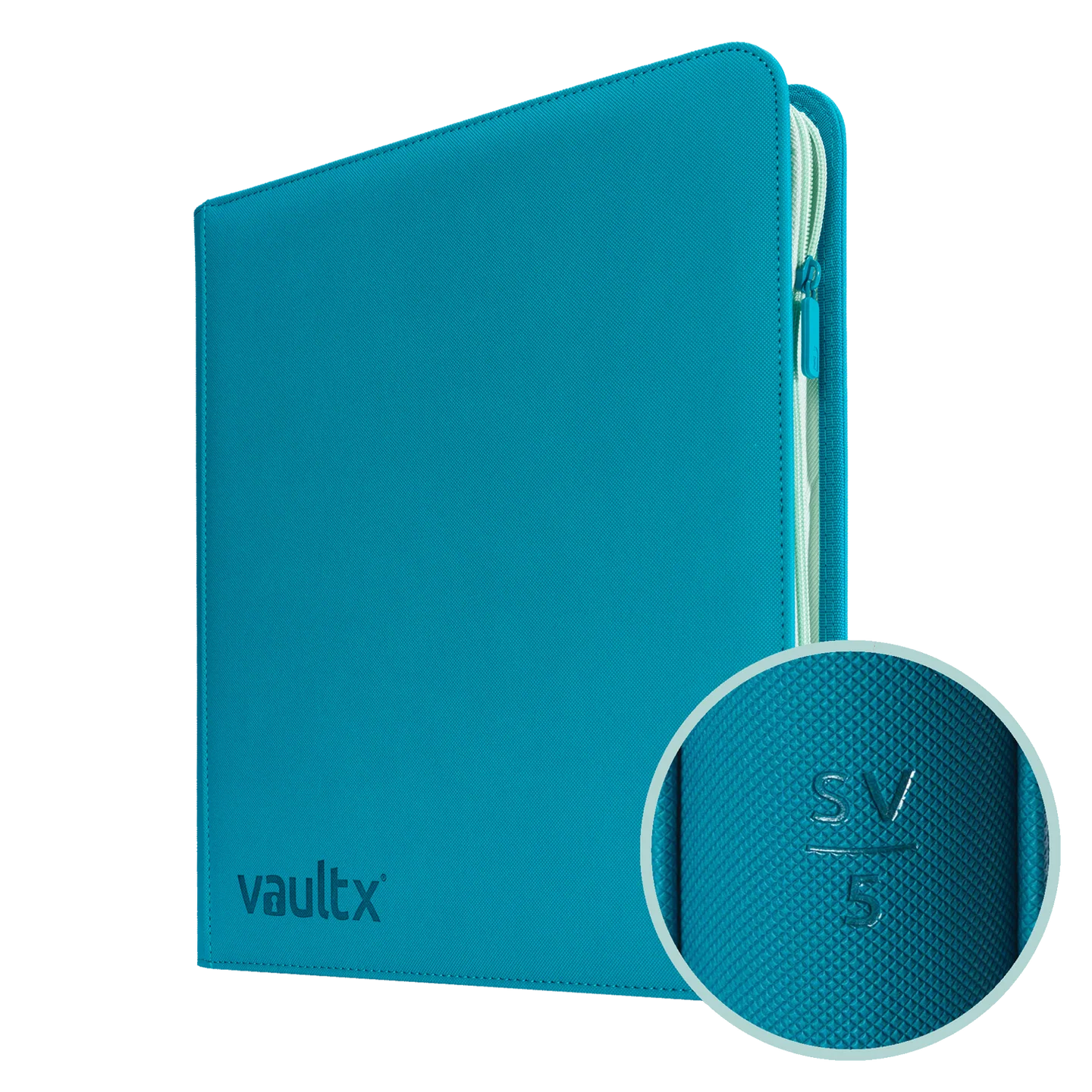 VaultX Zip Binder - Exo-Tec 12 Pocket - SV5 Teal Temporal Forces