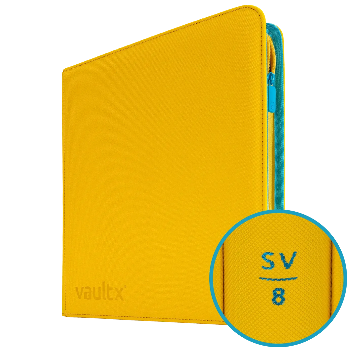 VaultX Zip Binder - Exo-Tec 12 Pocket - SV8 Yellow Surging Sparks