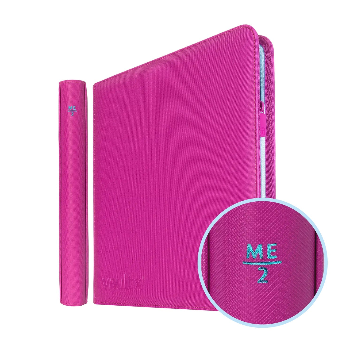 VaultX Zip Binder - Exo-Tec 12 Pocket - ME2 Phantasmal Flames Pink & Teal