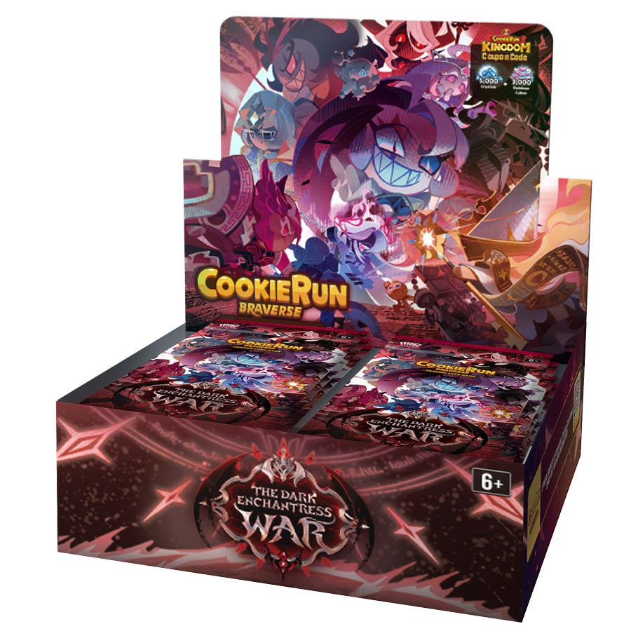 CookieRun Braverse TCG Booster Box - The Dark Enchantress War Set 5 (28 Packs)