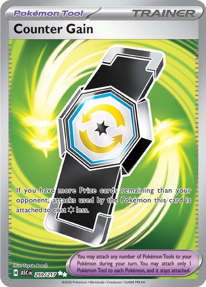 Counter Gain - 259/217 Ascended Heroes Full Art Trainer - NM/MINT
