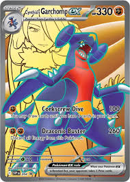 Cynthia's Garchomp ex - SVP204 Black Star Promo Full Art Pokemon - NM/MINT