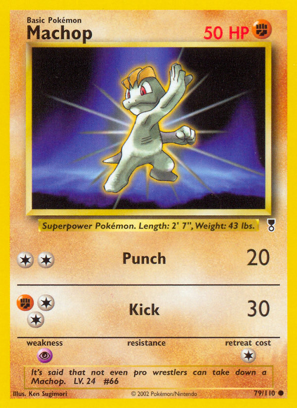 Machop - 79/110 Legendary Collection Common Pokemon - NM