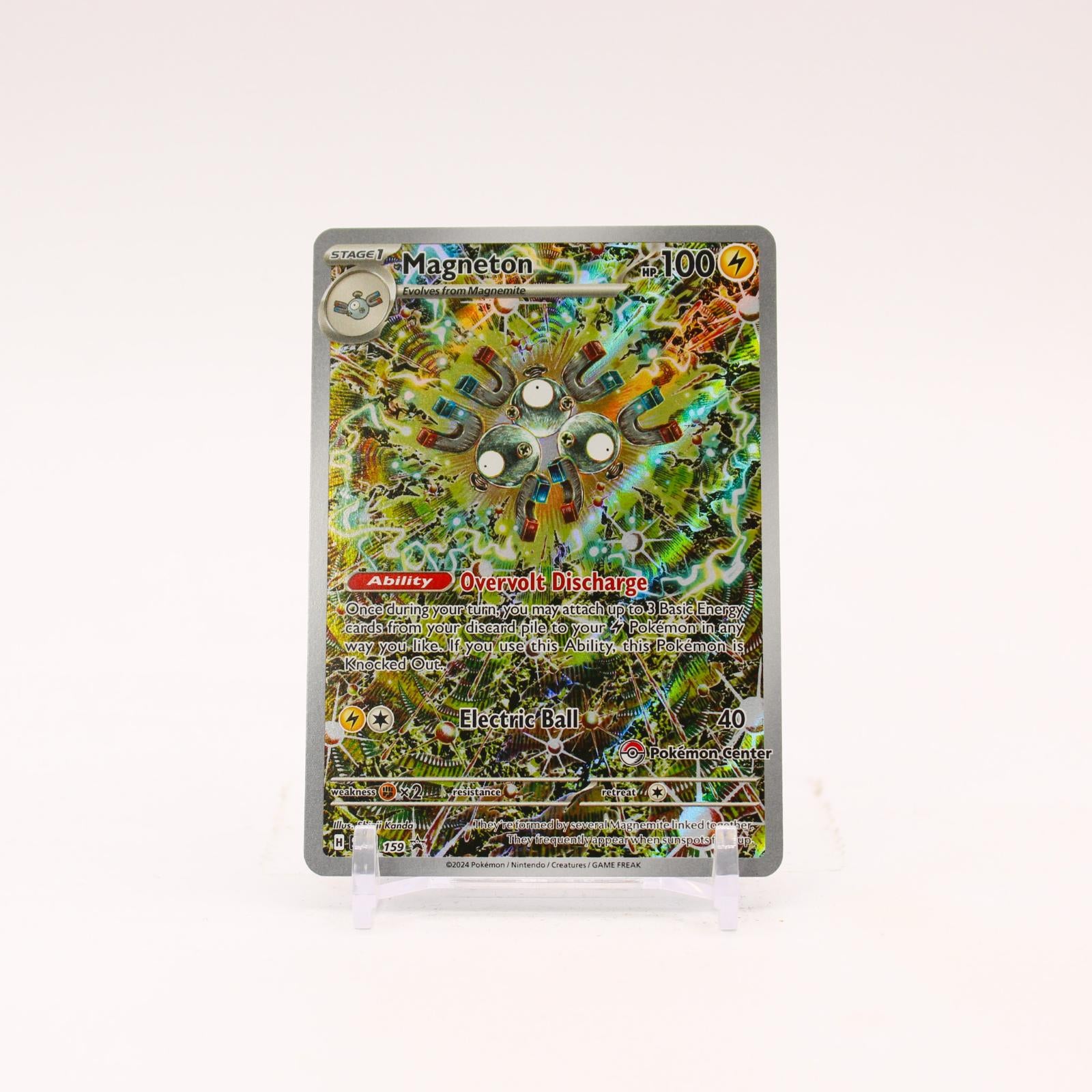 Magneton - SVP159 Scarlet & Violet Holo Pokemon Center Promo Pokemon - NM