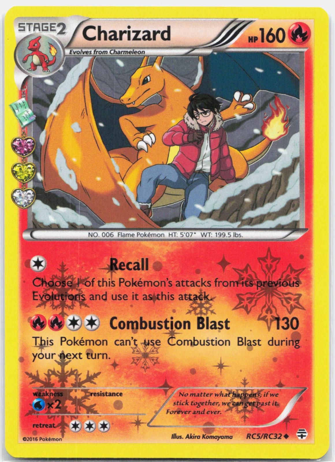 Charizard - RC5/RC32 Generations Radiant Collection Holo Pokemon - NM/LP