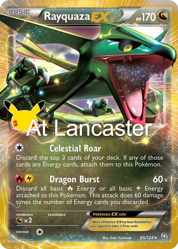 Rayquaza EX - 85/124 ME: 30th Celebration Classic Collection Classic Collection Pokemon - NM (Lanc)