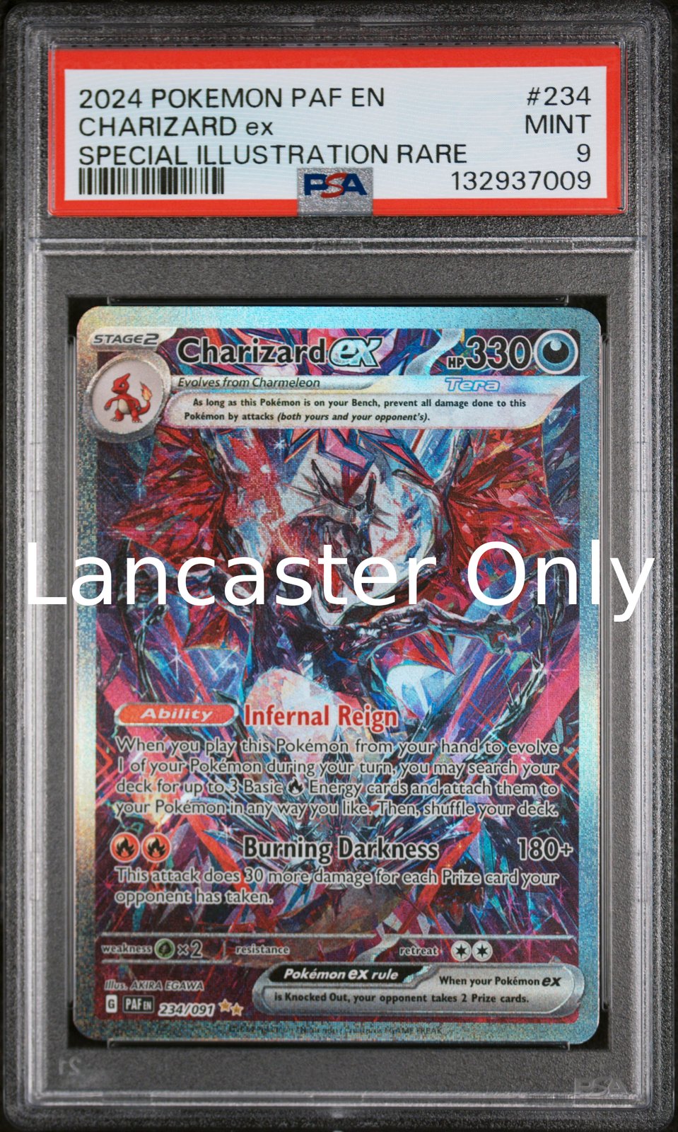 Charizard EX - 234/091 PSA 9 Special Illustration Rare Pokemon - (Lanc)