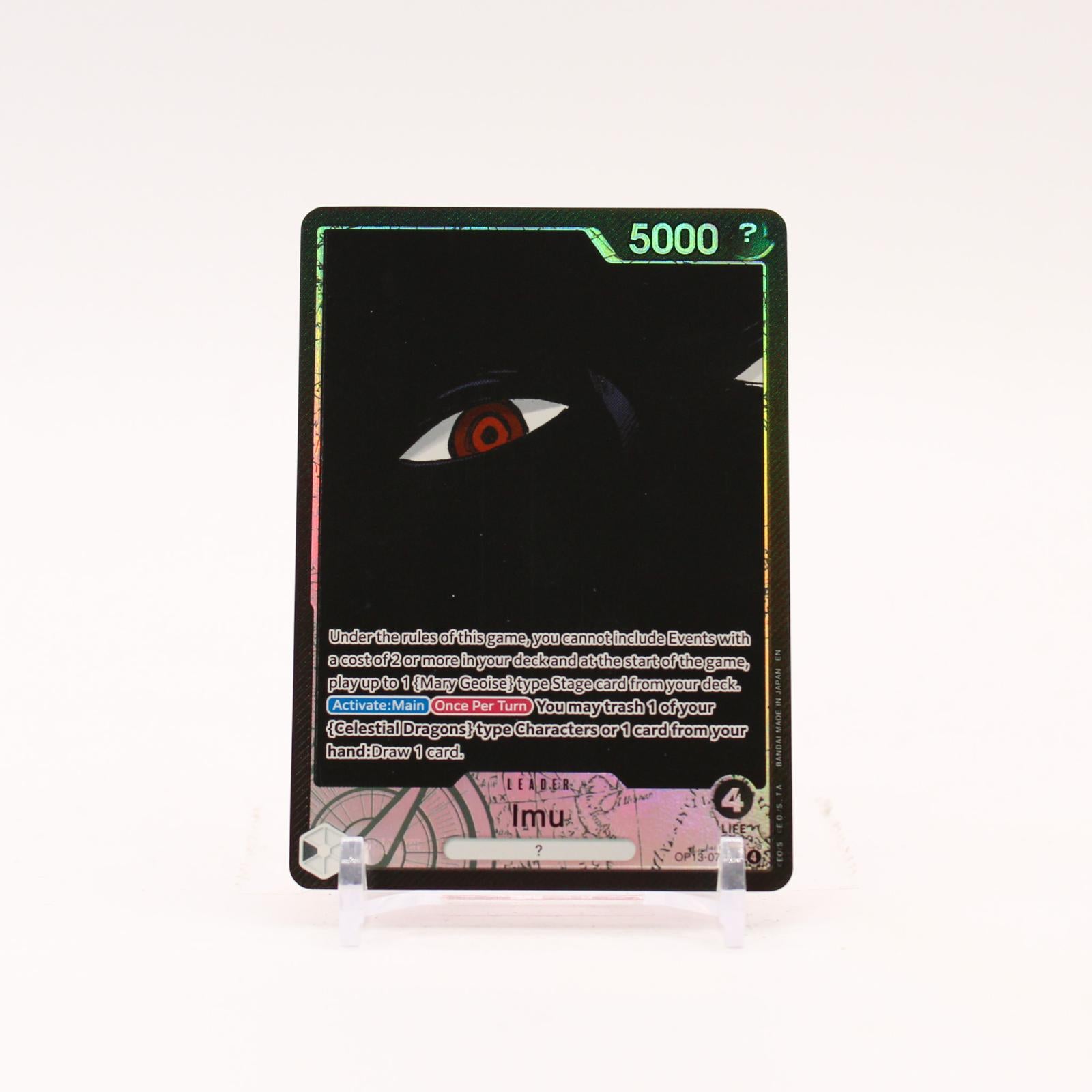 Imu Alternate Art - OP13-079 Carrying On His Will Foil L One Piece - NM