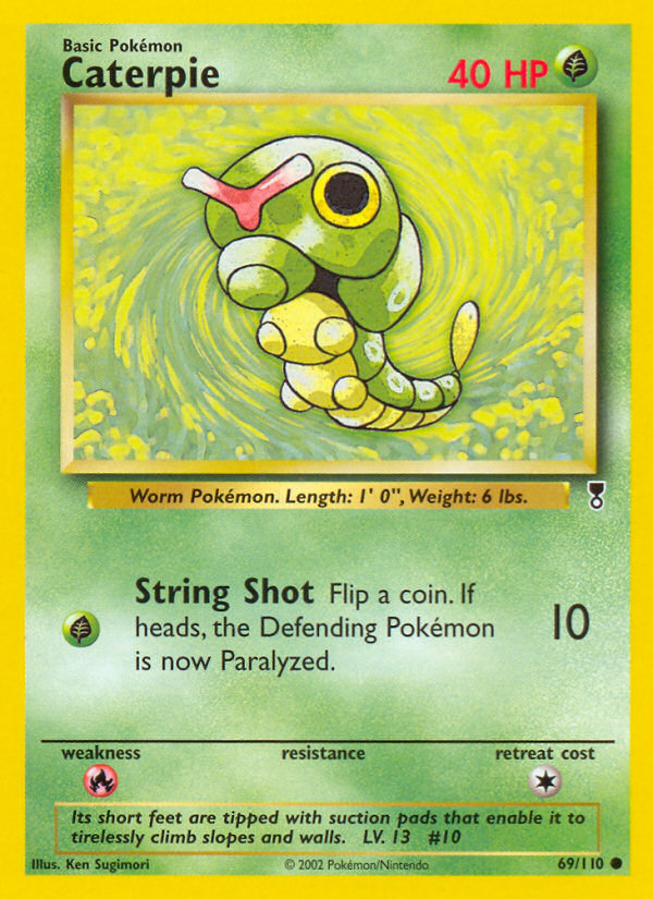 Caterpie - 69/110 Legendary Collection Common Pokemon - NM