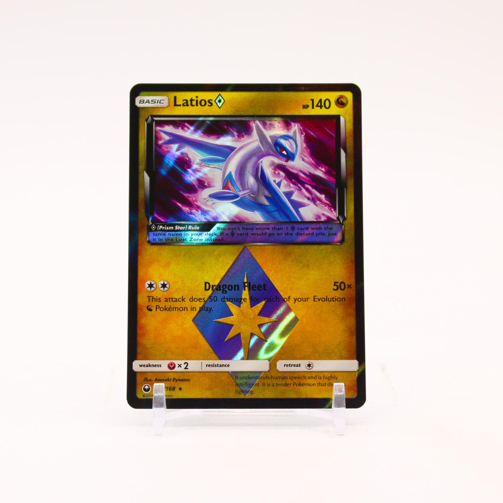 Latios - 108/168 Celestial Storm Holo Prism Star Rare Pokemon - NM/LP