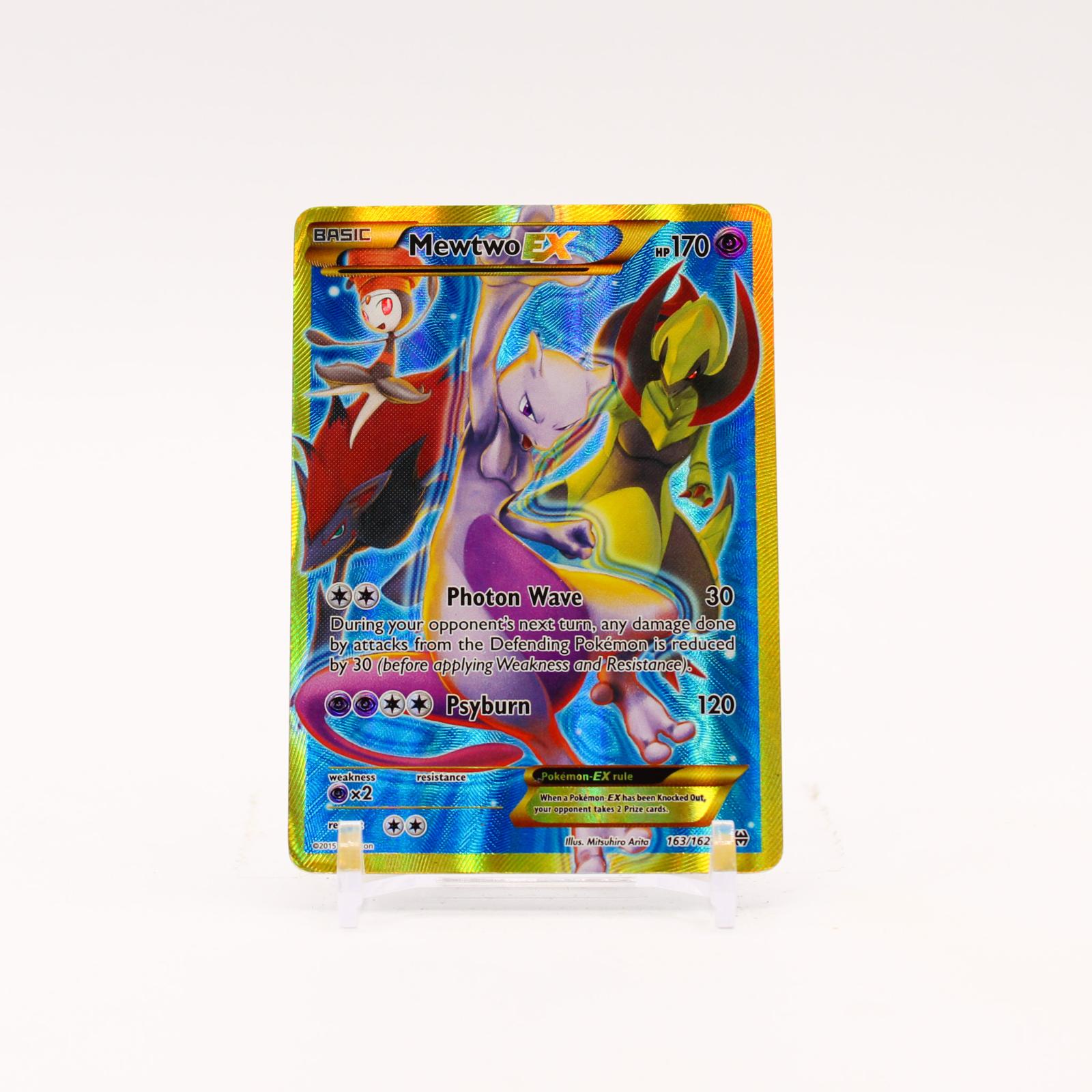 Mewtwo EX - 163/162 BREAKthrough Holo Secret Rare Pokemon - DMG