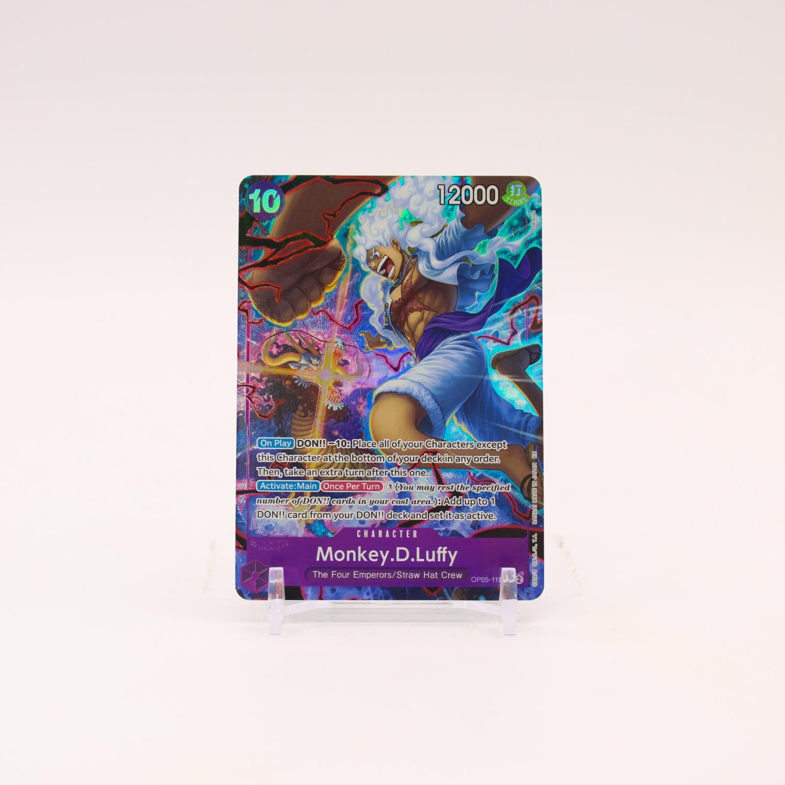 Monkey.D.Luffy - OP05-119 English Version 2nd Anniversary Set Promo SEC One Piece - NM