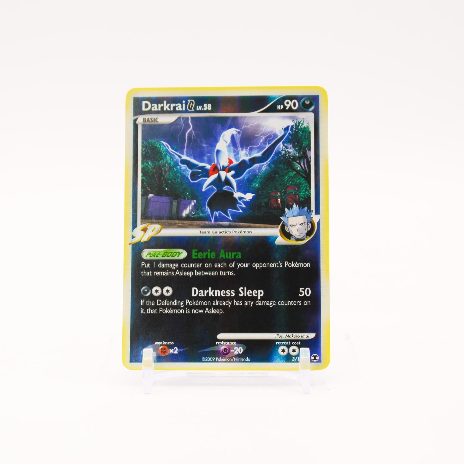 Darkrai G - 3/111 Rising Rivals Reverse Holo Rare Pokemon - NM/LP