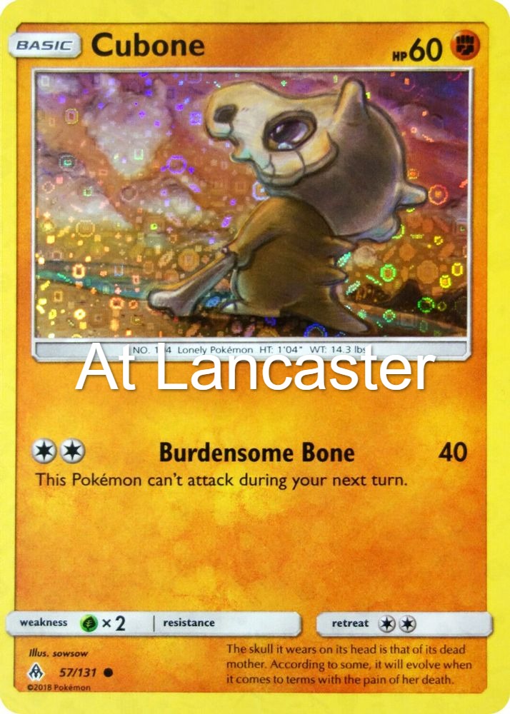 Cubone (General Mills Promo) - 057/131 Miscellaneous Cards & Products Promo Pokemon - NM (Lanc)