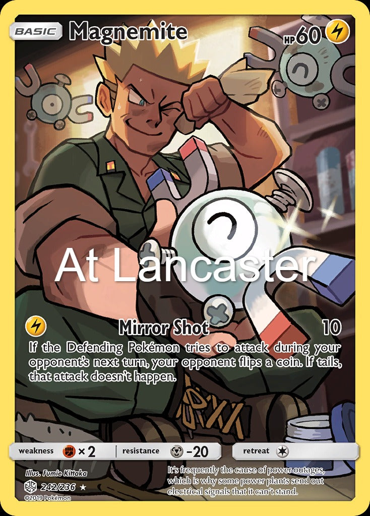 Magnemite - 242/236 Cosmic Eclipse Secret Rare Pokemon - LP (Lanc)