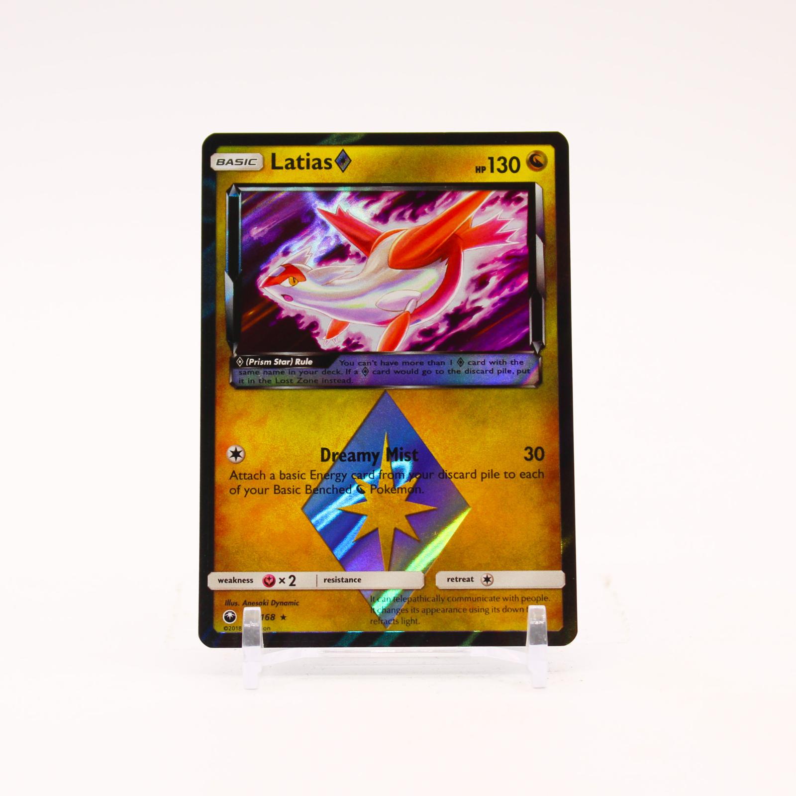 Latias - 107/168 Celestial Storm Holo Prism Star Rare Pokemon - NM/LP