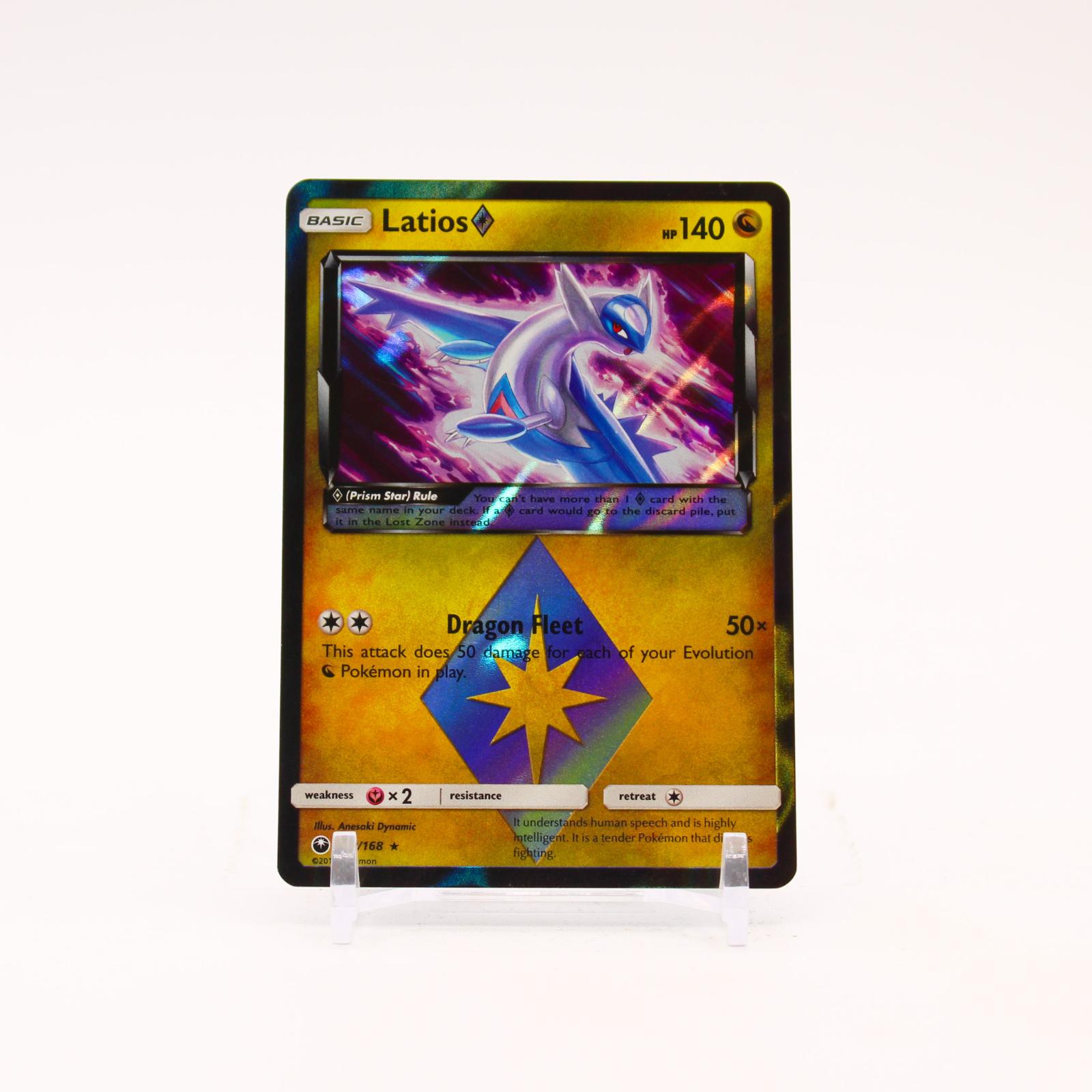 Latios - 108/168 Celestial Storm Holo Prism Star Rare Pokemon - NM/LP