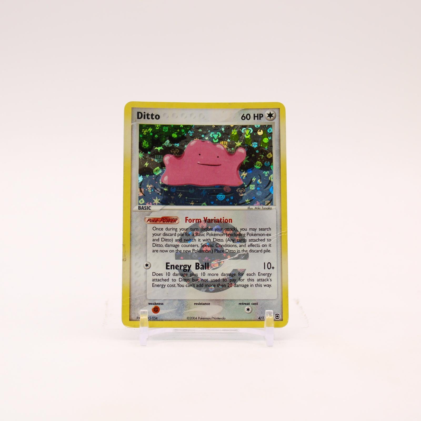 Ditto - 4/112 FireRed & LeafGreen Reverse Holo Rare Pokemon - DMG