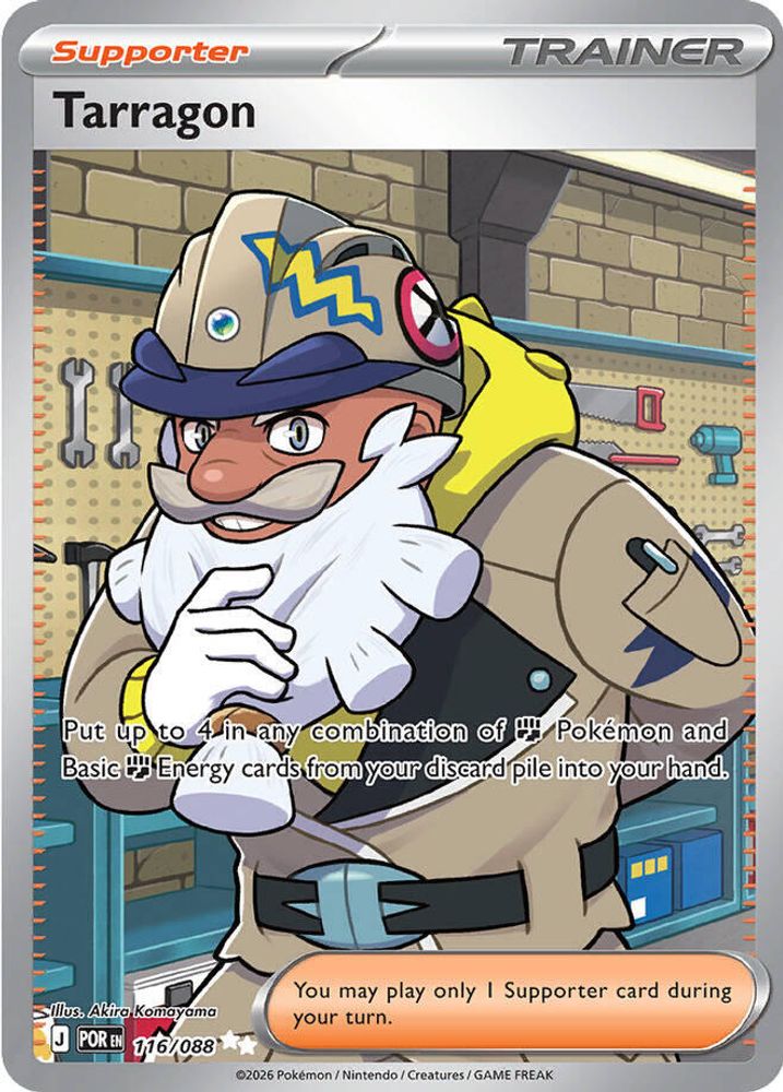 Tarragon - 116/088 Perfect Order Ultra Rare Holo Pokemon - NM