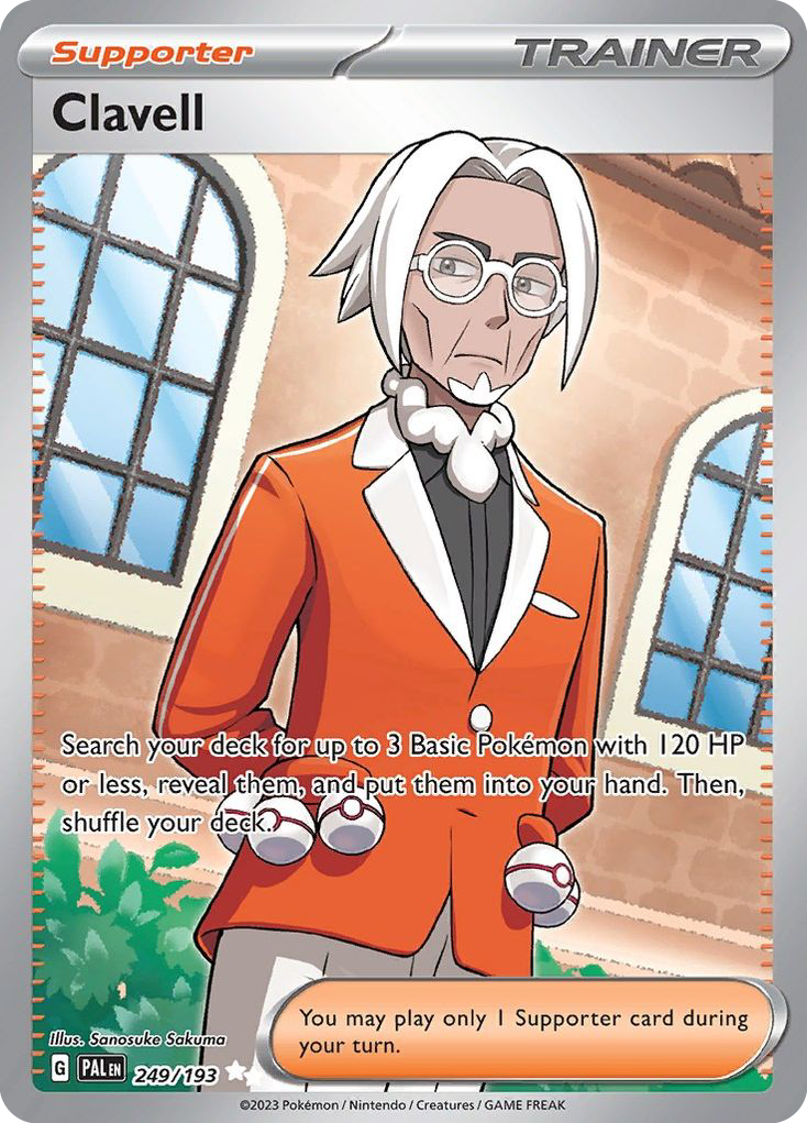 Clavell - 249/193 Paldea Evolved Ultra Rare Holo Pokemon - NM