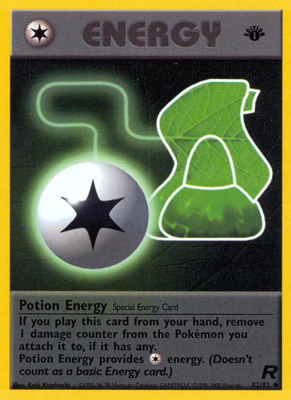 Potion Energy - 82/82 Team Rocket Uncommon Unlimited Pokemon - NM