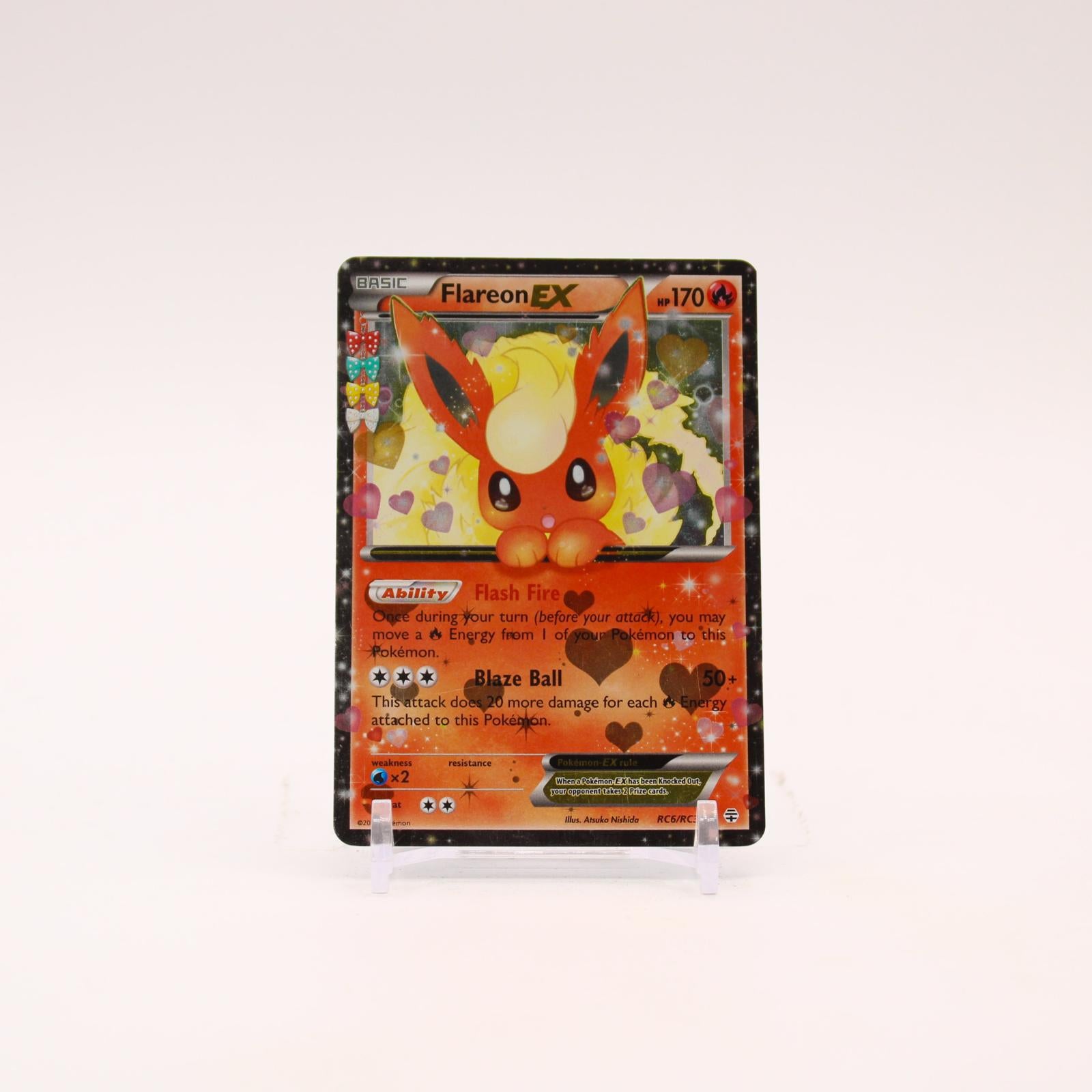 Flareon EX - RC6/RC32 Generations Holo Ultra Rare Pokemon - LP/MP